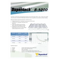 Superdeck Galvalume S1000 Tebal 0.30 mm