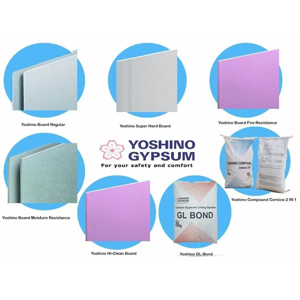 Gypsum Yoshino Tebal 9 mm